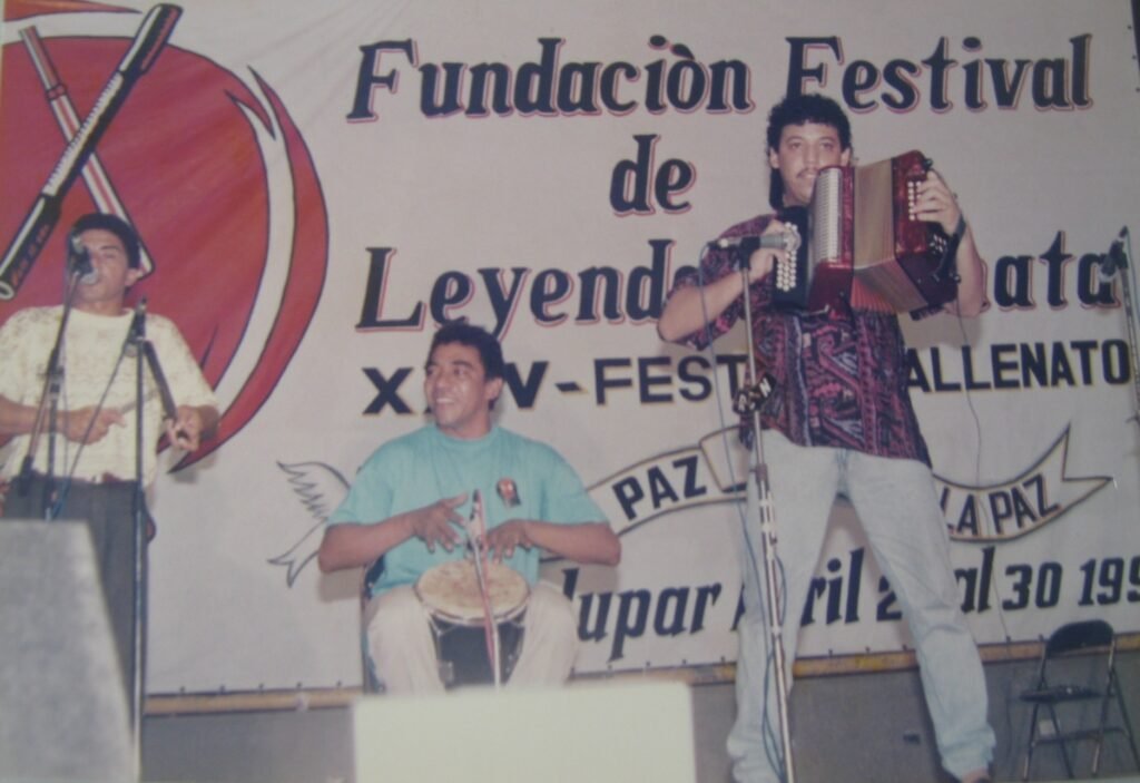 Juancho Rois en el Festival de la Leyenda Vallenata, año 1991
