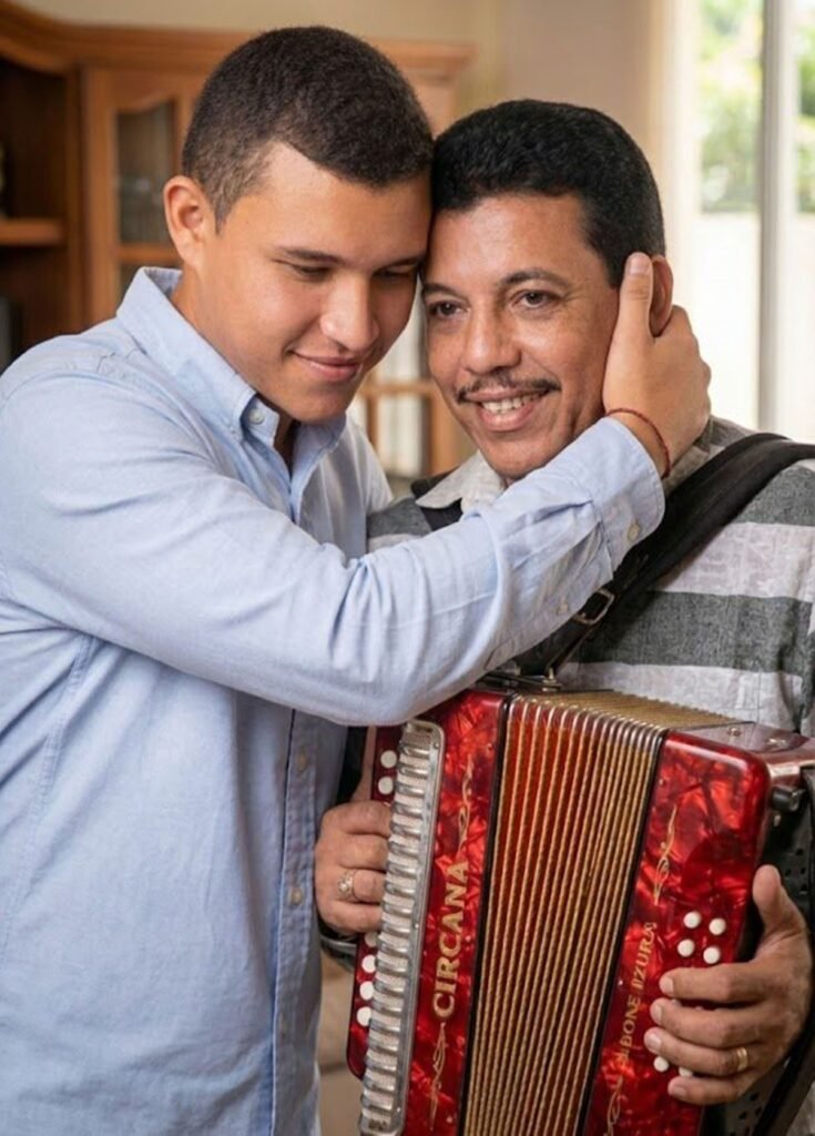 Juancho Rois hijo y padre, en la foto de Inteligencia Artificial que reactivó los recuerdos