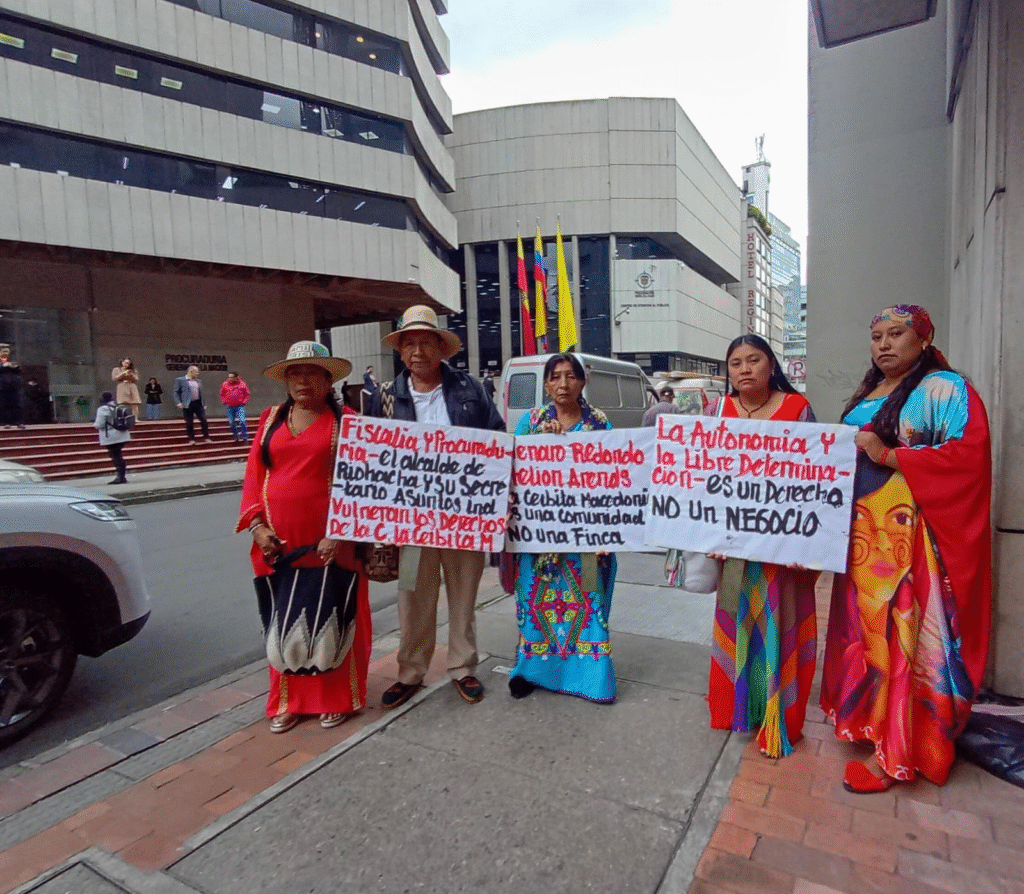 Representantes de La Ceibita Macedonia viajan a Bogotá para denunciar posible desplazamiento inducido por construcción de cárcel