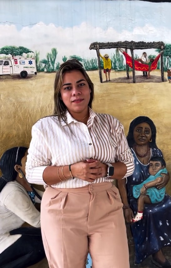 Leidy González Yepes, Secretaria de Salud de La Guajira.