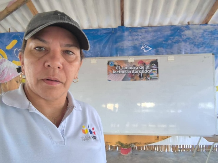 Janeth Osorio, docente secuestrada en Uribia.