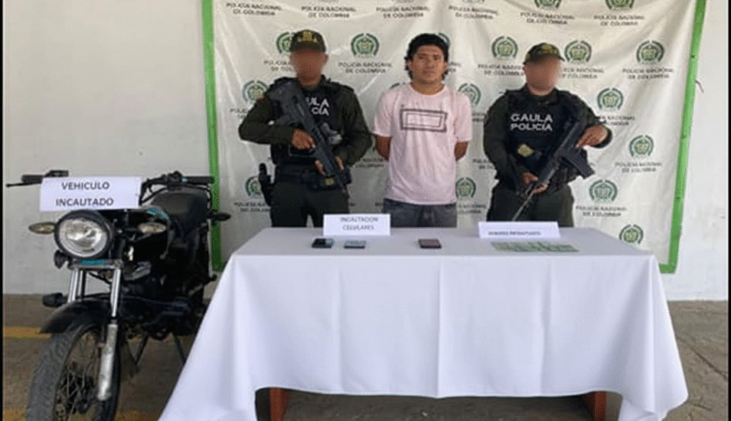 Gaula captura a alias Topo, señalado de extorsión en Maicao