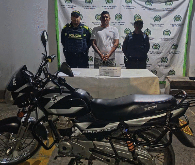 Dos personas fueron capturadas en Maicao por orden judicial y motocicleta con irregularidades