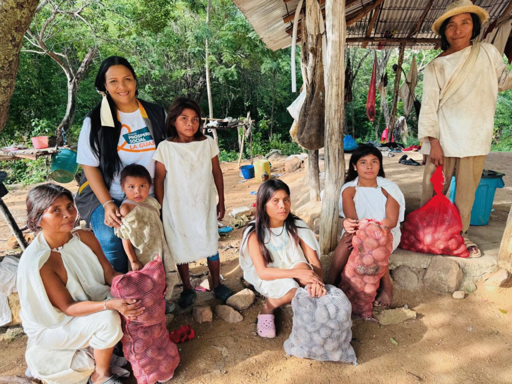 ‘Alimentos Para La Vida’ benefició a familias indígenas en el corregimiento de La Junta, sur de La Guajira