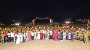 Soldados del tercer contingente de 2025 realizaron juramento de bandera en las playas de Riohacha