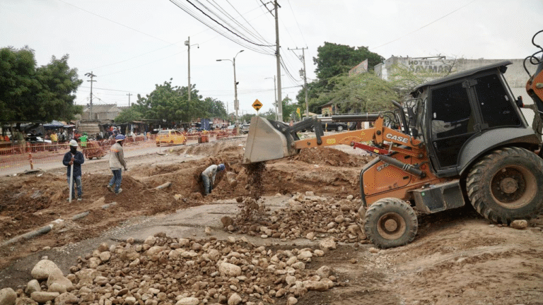 Avanza con éxito el mejoramiento urbanístico del distrito de Riohacha