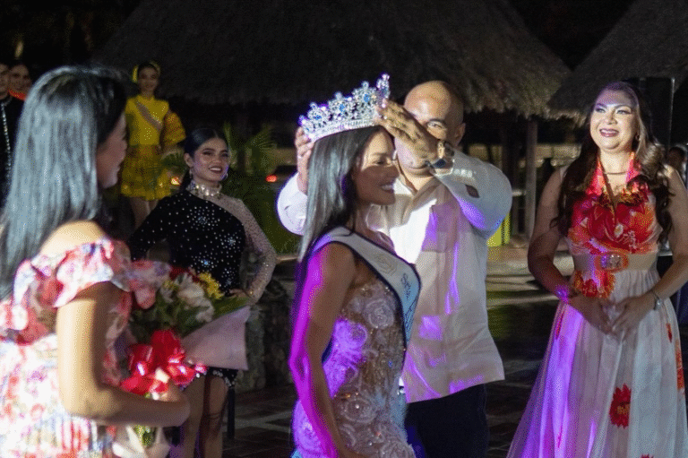 Coronada como Señorita Riohacha 2025-2026, María Lucía Povea Marino