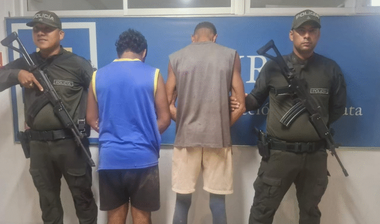 Detienen a dos personas por minería ilegal en Santa Rita de la Sierra