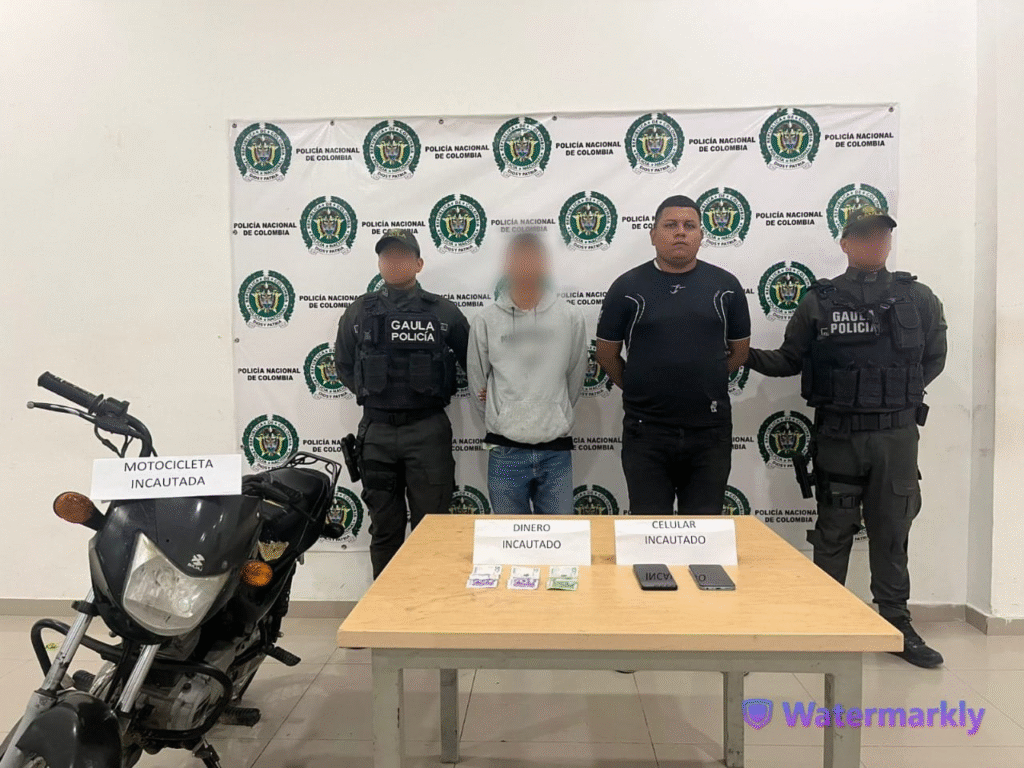 Freddy José Correa León, capturado.