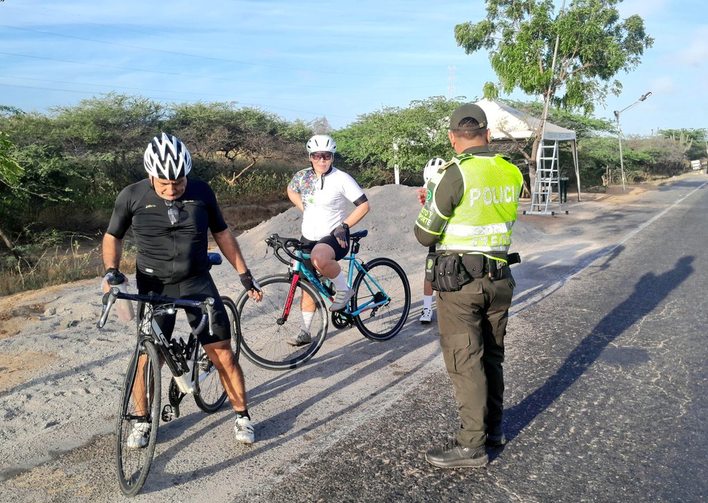 Policía Nacional refuerza la seguridad en la Troncal del Caribe entre Riohacha y Paraguachón