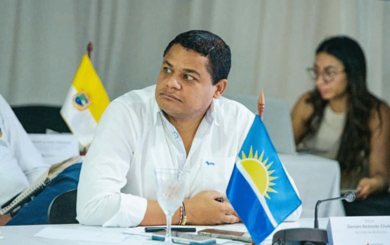 Genaro Redondo Choles, alcalde de Riohacha.