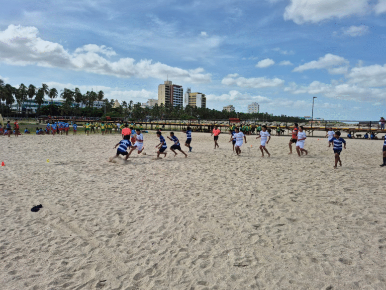 En las playas de Riohacha se adelantó el cierre del Proyecto Cactus Juventud Cree Soy Rugbier