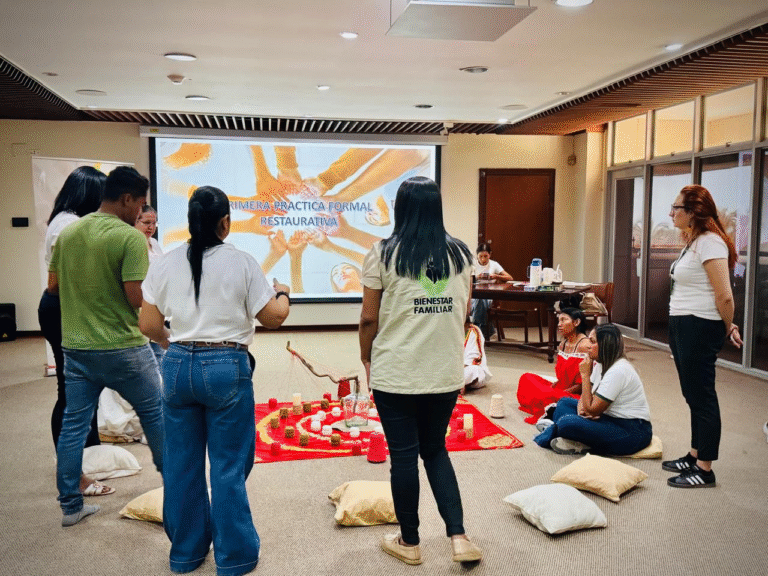 Bienestar Familiar fortalece la justicia restaurativa con primera práctica formal en La Guajira