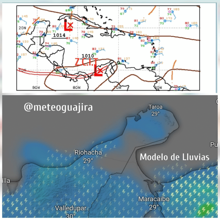 La Guajira tendrá una semana de tiempo seco con lluvias focalizadas y temperaturas más agradables por entrada de aire frío