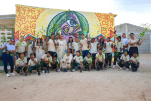 Corpoguajira y estudiantes de Guaymaral realizaron sembratón en Manaure
