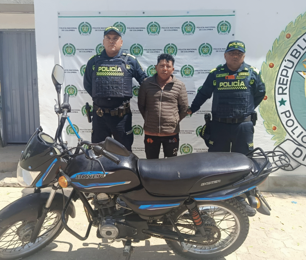 José David Pushaina Epinayú, capturado.